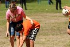 Globos namų vaikus džiugino vyrų bei merginų rinktinių futbolo pamokos