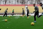 2012.02.27 Lietuvos futbolo rinktinės treniruotė