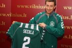 2012 04 10. VMFD "Žalgiris" naujokas Andrius Skerla pirstatytas žiniasklaidai