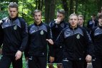 Lietuvos U-21 rinktinės futbolininkai ruošiasi rungtynėms su suomiais Kaune