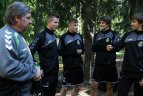 Lietuvos U-21 rinktinės futbolininkai ruošiasi rungtynėms su suomiais Kaune