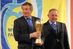 Vilniaus Rotušėje oficialiai uždarytas 2012 m. Lietuvos futbolo sezonas