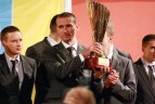 Vilniaus Rotušėje oficialiai uždarytas 2012 m. Lietuvos futbolo sezonas