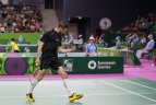 Europos žaidynės. Badmintono turnyro ketvirtfinalis. K.Navickas - Y.Tanas 2:0.