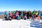 Lietuvos kalnų slidinėjimo klubo "Snow Bees" stovykla Austrijos Alpėse.