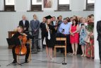 Kauno Kristaus Prisikėlimo bazilikoje įteikti diplomai Lietuvos sporto universiteto absolventams