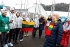 D.Grybauskaitė lankėsi olimpiniame kaimelyje.
