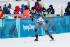 2018 02 15. Pjongčango olimpinių žaidynių moterų 15 km individualios biatlono lenktynės.