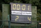 Lietuva – Čekija 2:4.