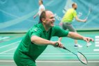 2019 02 23. Sporto žurnalistų badmintono turnyras SEB arenoje.