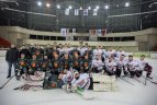 2016 01 31. Draugiškame mače LK kariai rezultatu 3 - 2 įveikė  "Hockey punks" - "Feniksas"komandą.