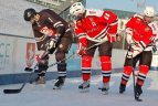 Naujoje čiuožykloje rungėsi „Energijos“ ir „Hockey punks" ledo rotulininkai