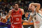 Europos vyrų krepšinio čempionatas. Lietuva – Gruzija 77:79.