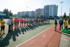 Lietuvos vaikų žolės riedulio lygos finalinės mergaičių varžybos Vilniuje.