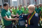 Rio 2016. Lietuvos Prezidentė D.Grybauskaitė lankėsi olimpiniame kaimely