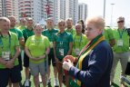 Rio 2016. Lietuvos Prezidentė D.Grybauskaitė lankėsi olimpiniame kaimely