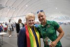 Rio 2016. Lietuvos Prezidentė D.Grybauskaitė lankėsi olimpiniame kaimely