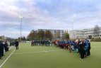 2013 10 25. Vilniaus Žemynos gimnazijos žolės riedulio stadiono apšvietimo sistemos  atidarymo šventė.