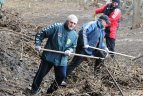 LFF organizuota talka stadione