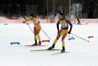 Lietuvos biatlono čempionatas ir žurnalistų estafetės varžybos. Maduona (Latvija)