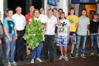 2012 05 26. Pasaulio čempionę buriuotoją Gintarę Volungevičiūtė-Scheidt.