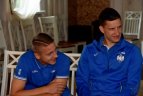 "Lietavos" futbolininkai su vaikais išmėgino kitokį futbolą