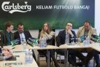 "Carlsberg" akcijoje dalyvavę fanai ir LFF atstovai diskutavo valandą