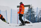 kalnų slidinėjimo Baltijos taurė. Treniruotės