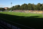 Nors LFF stadione dar liko darbų statybininkams, rungtynės jame jau vyksta