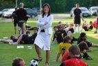 2011 04 27. Vilniaus miesto moterų futbolo klubas "ŽALGIRIS" švenčia 1-erių metų gimtadienį.