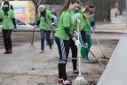 LFF organizuota talka stadione