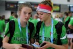 Jaunieji olimpiečiai sugrįžo į Lietuvą.