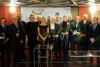 Metų laureatų apdovanojimų ceremonija.