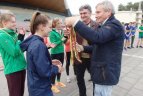 Vilniaus gimnazijų sporto žaidynių kroso estafečių varžybos.