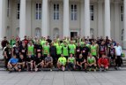 2014 09 14. Vilniaus maratone varžėsi per 200 Lietuvos karių.