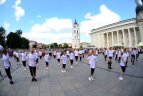 Tūkstančiai vilniečių susirinko į olimpinės dienos renginius