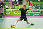 Europos žaidynės. Badmintonas. K.Navickas - B.Kisiovas 2:1.