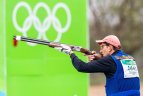 Rio 2016. Šaudymo į skrendančius taikinius apvalioje aikštelėje atrankos pirmoji diena. R.Račinskas.